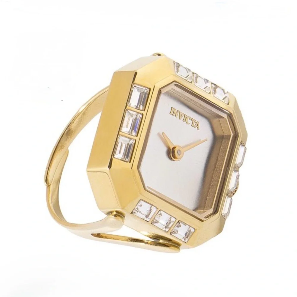 Invicta Mini Angel Women's Ring Watch - 21.5mm, Gold (49587)